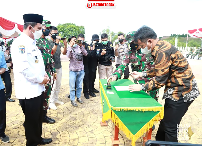 Apresiasi Gubernur Ansar kepada kegiatan TMMD ke-112